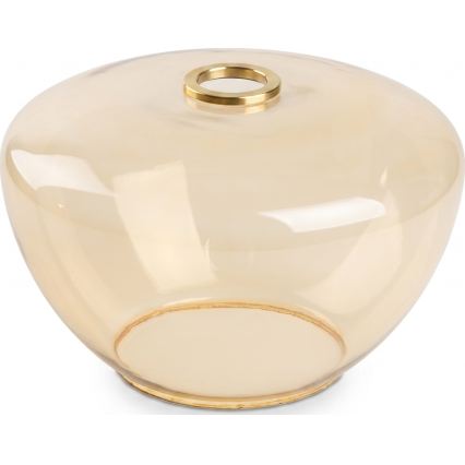 BRILAGI - LED Lustr na lanku RETRO GLASS 2xE27/60W/230V matný chrom/kouřová béžová