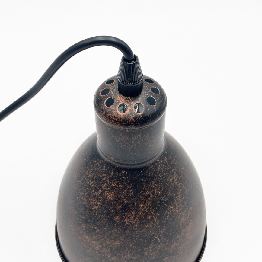 Brilagi - LED Lustr na lanku RIDDY 1xE27/60W/230V měděná/patina