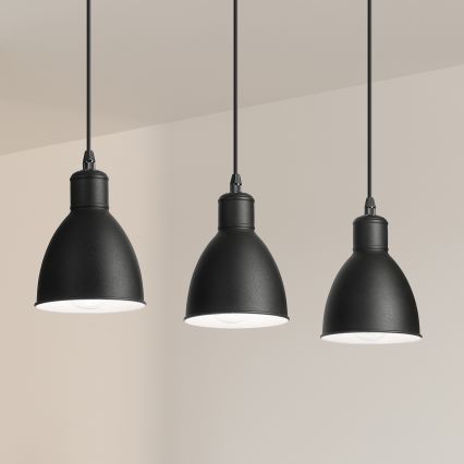 Brilagi - LED Lustr na lanku RIDDY 3xE27/60W/230V černá