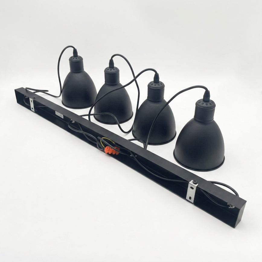 Brilagi - LED Lustr na lanku RIDDY 4xE27/60W/230V černá