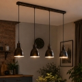 Brilagi - LED Lustr na lanku RIDDY 4xE27/60W/230V měděná/patina