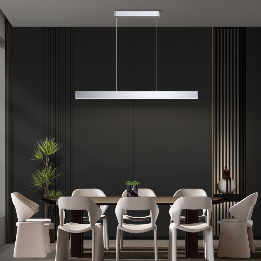Brilagi - LED Lustr na lanku SLEEKLINE LED/40W/230V 3000/4500/6000K stříbrná