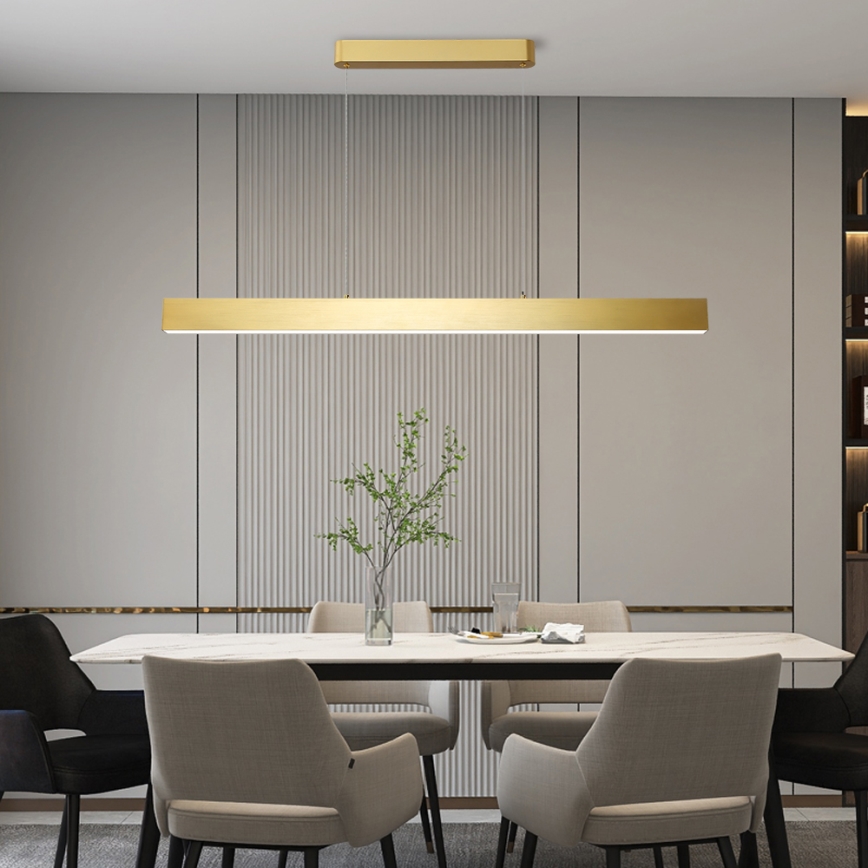 Brilagi - LED Lustr na lanku SLEEKLINE LED/40W/230V 3000/4500/6000K zlatá