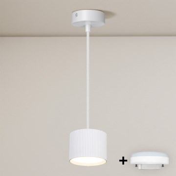 BRILAGI - LED Lustr na lanku STRIPY 1xGX53/15W/230V pr. 82 mm bílá
