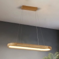 BRILAGI - LED Lustr na lanku UMEA WOOD LED/30W/230V 70x20 cm dřevo