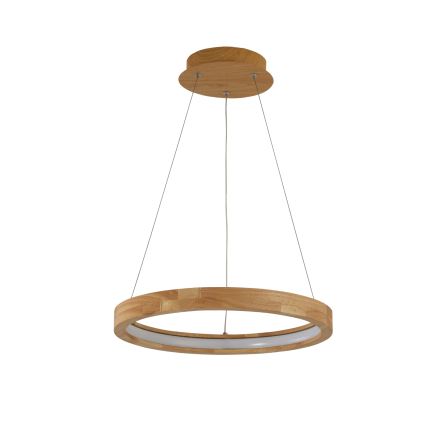 Brilagi - LED Lustr na lanku UMEA WOOD LED/30W/230V pr. 40 cm kaučukovník