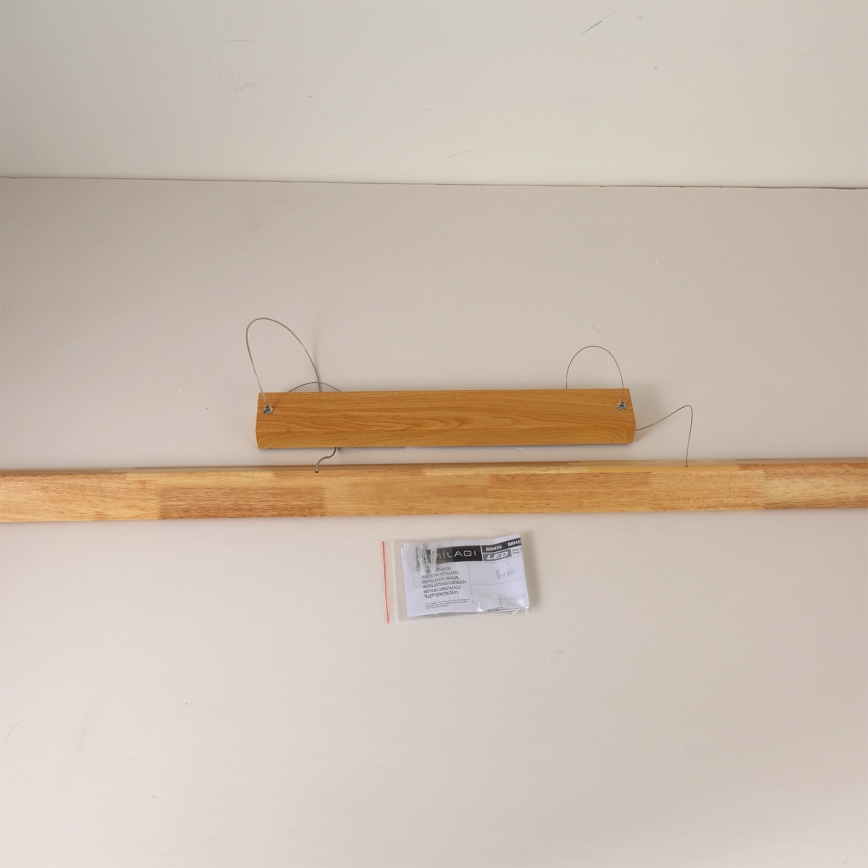 Brilagi - LED Lustr na lanku UMEA WOOD LED/40W/230V 150 cm dřevo