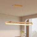 BRILAGI - LED Lustr na lanku UMEA WOOD LED/40W/230V 90x22 cm dřevo