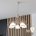 Brilagi - LED Lustr na řetězu ANTICO 5xE27/60W/230V 3000K bílá patina
