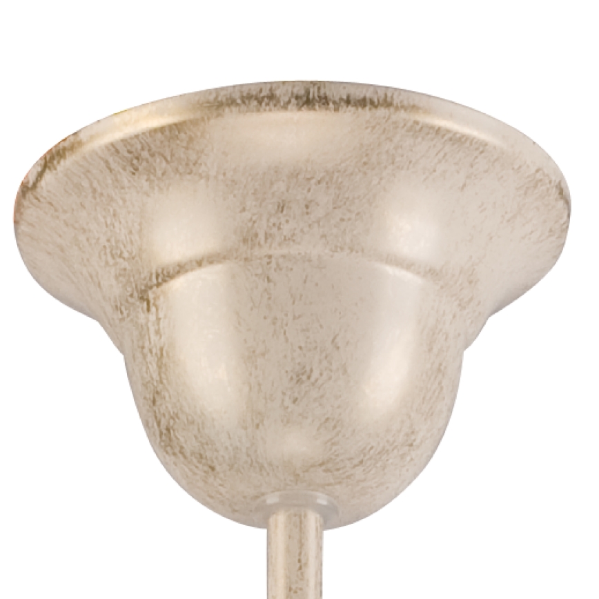 Brilagi - LED Lustr na řetězu ANTICO 5xE27/60W/230V 3000K bílá patina