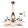Brilagi - LED Lustr na řetězu ANTICO 5xE27/60W/230V bronz patina