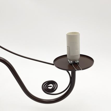 Brilagi - LED Lustr na řetězu COTTAGE 3xE14/40W/230V hnědá/bílá