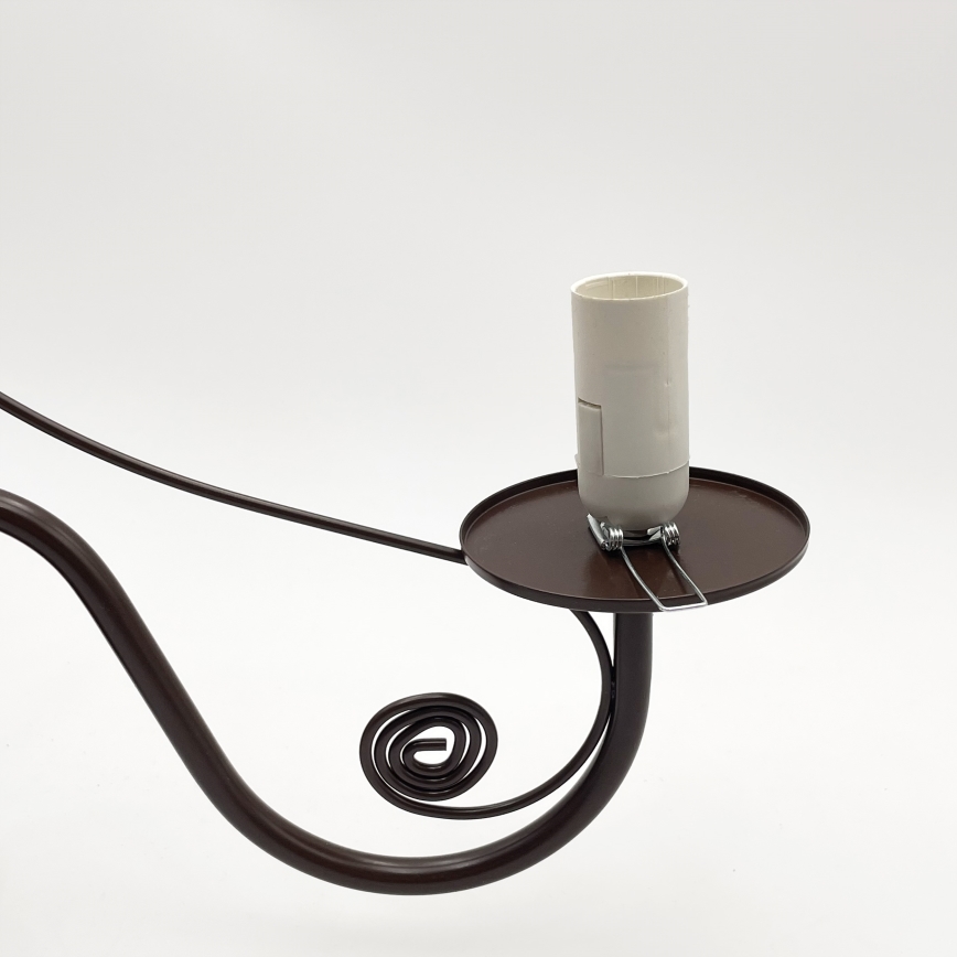 Brilagi - LED Lustr na řetězu COTTAGE 3xE14/40W/230V hnědá/bílá
