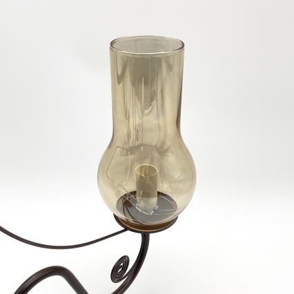 Brilagi - LED Lustr na řetězu COTTAGE 3xE14/40W/230V hnědá