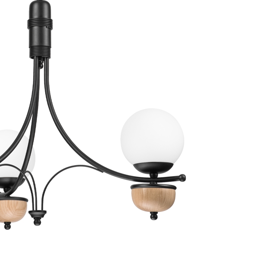 Brilagi - LED Lustr na řetězu COTTAGE 3xG9/40W/230V buk/bílá