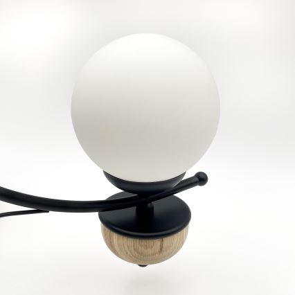 Brilagi - LED Lustr na řetězu COTTAGE 3xG9/40W/230V dub/bílá