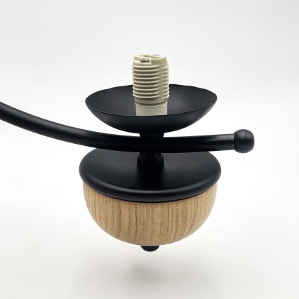 Brilagi - LED Lustr na řetězu COTTAGE 3xG9/40W/230V dub/bílá