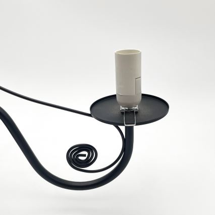 Brilagi - LED Lustr na řetězu COTTAGE 5xE14/40W/230V černá/bílá