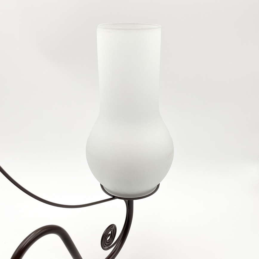 Brilagi - LED Lustr na řetězu COTTAGE 5xE14/40W/230V hnědá/bílá