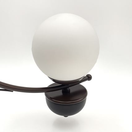 Brilagi - LED Lustr na řetězu COTTAGE 5xG9/40W/230V dub/bílá