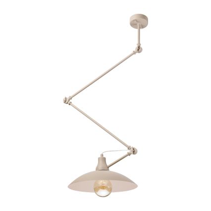 Brilagi - LED Lustr na tyči IRONBEAM 1xE27/60W/230V béžová