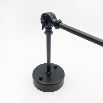 Brilagi - LED Lustr na tyči IRONBEAM 1xE27/60W/230V černá