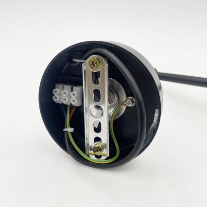 Brilagi - LED Lustr na tyči IRONBEAM 1xE27/60W/230V černá