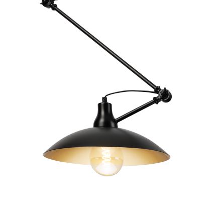 BRILAGI - LED Nastavitelný lustr na tyči IRONBEAM 1xE27/60W/230V černá