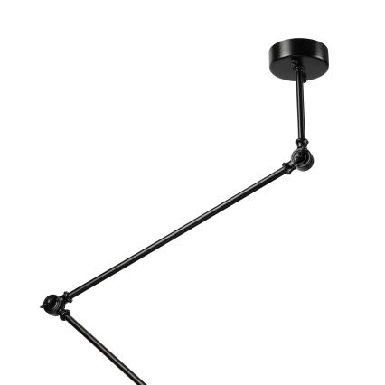 BRILAGI - LED Nastavitelný lustr na tyči IRONBEAM 1xE27/60W/230V černá