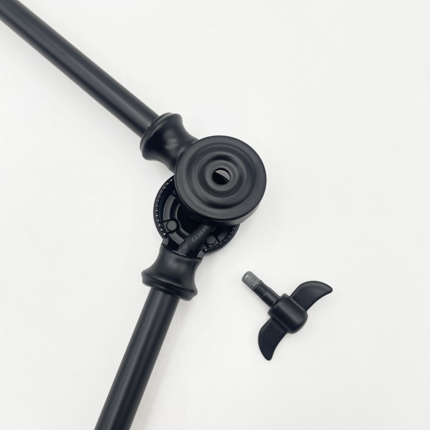 BRILAGI - LED Nastavitelný lustr na tyči IRONBEAM 1xE27/60W/230V černá