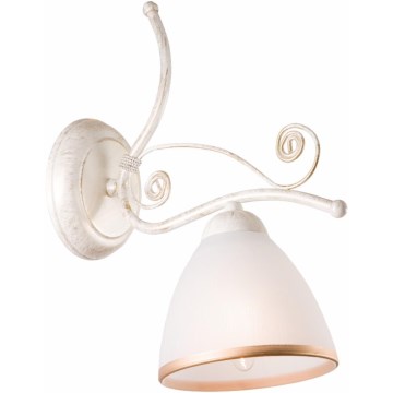 Brilagi - LED Nástěnná lampa ANTICO 1xE27/60W/230V 3000K bílá patina