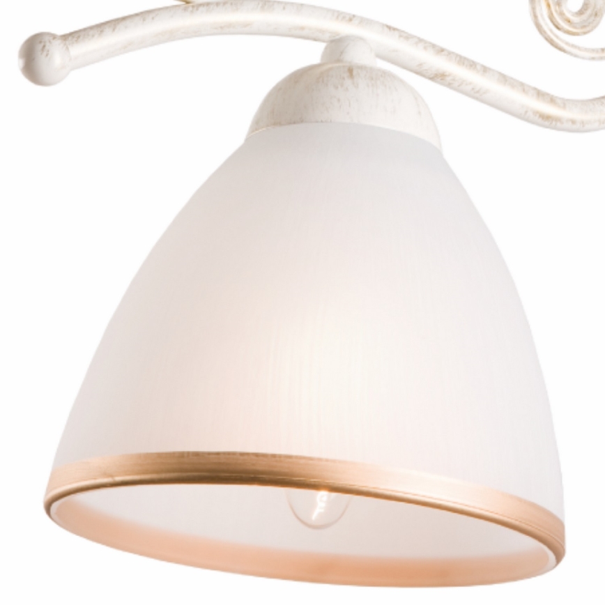 Brilagi - LED Nástěnná lampa ANTICO 1xE27/60W/230V bílá patina
