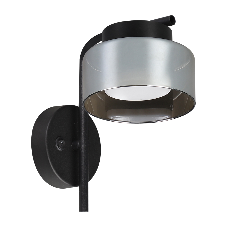 Brilagi - LED Nástěnná lampa AURA LUX 1xGX53/30W/230V černá/kouřová