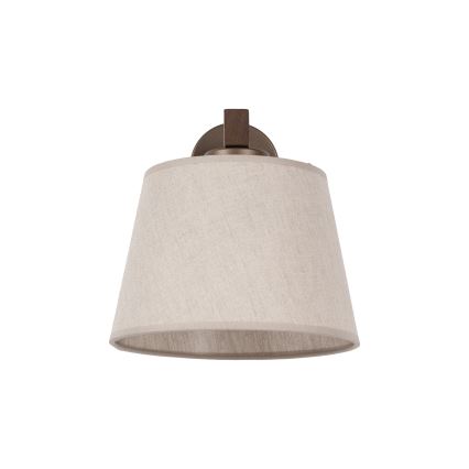 BRILAGI - LED Nástěnná lampa LATTE 1xE27/15W/230V borovice/béžová