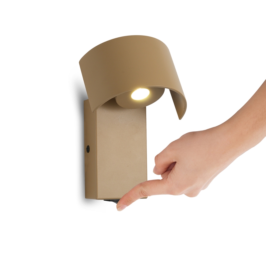 Brilagi - LED Nástěnná lampa VASTO LED/3W/230V béžová