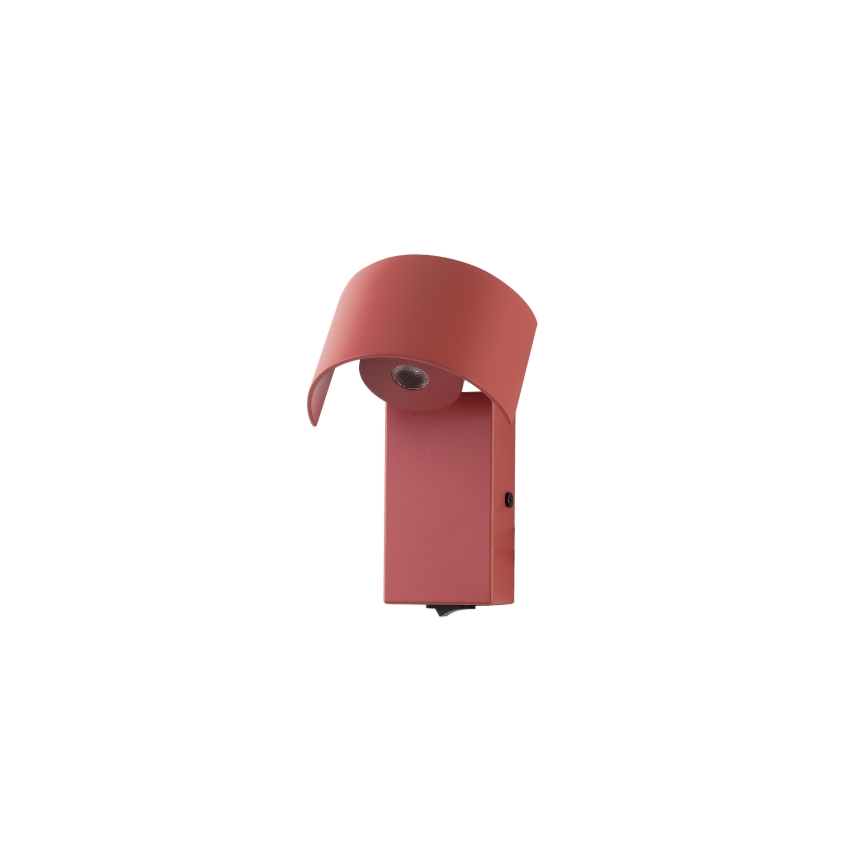 Brilagi - LED Nástěnná lampa VASTO LED/3W/230V červená burgundy