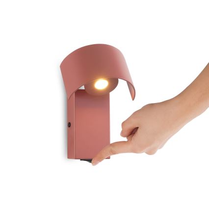 Brilagi - LED Nástěnná lampa VASTO LED/3W/230V červená burgundy
