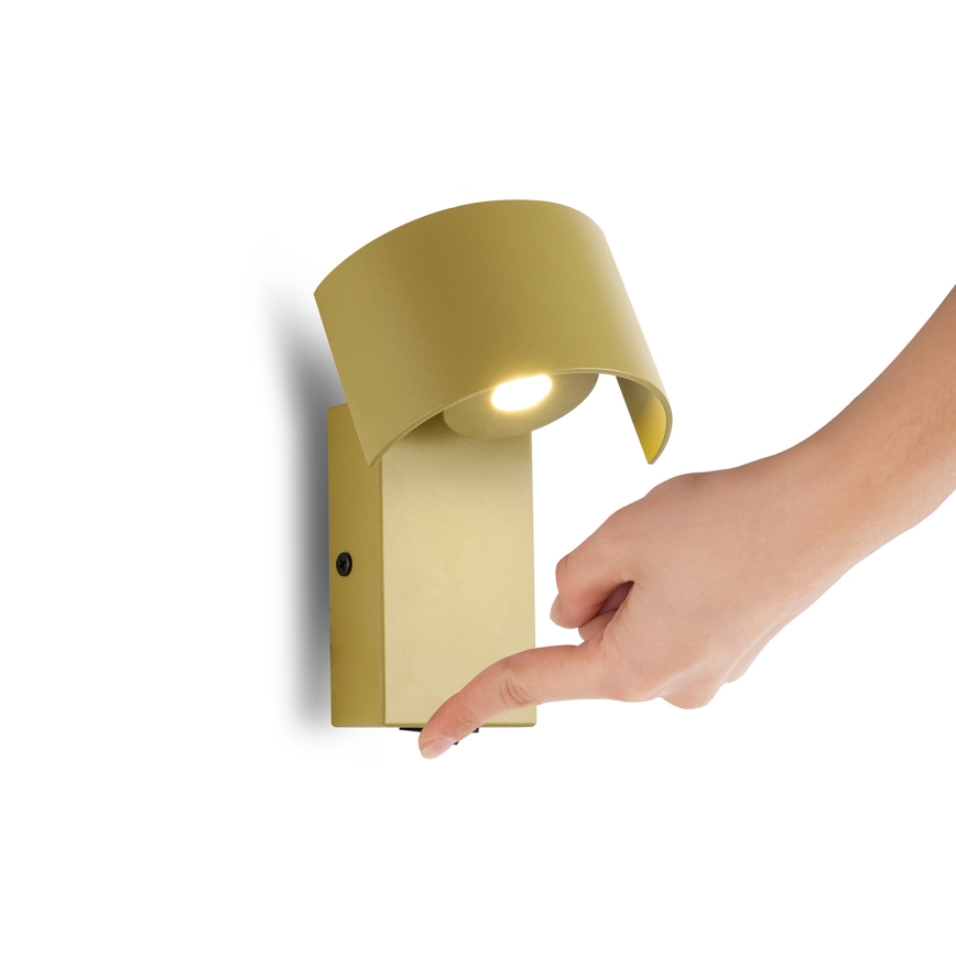 Brilagi - LED Nástěnná lampa VASTO LED/3W/230V žlutá