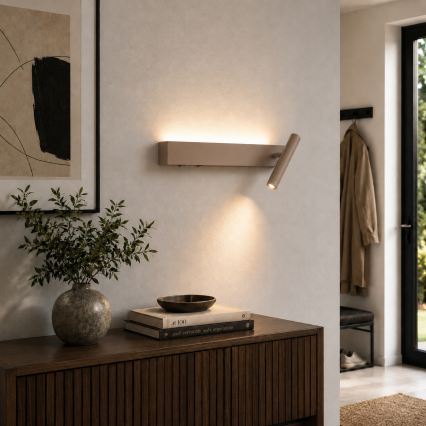 BRILAGI - LED Nástěnné bodové svítidlo ARLIX LED/3W/230V + LED/7W béžová CRI 90