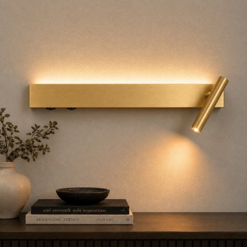 BRILAGI - LED Nástěnné bodové svítidlo ARLIX LED/3W/230V + LED/7W zlatá CRI 90