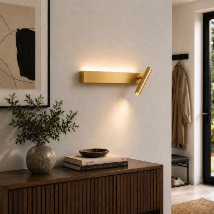 BRILAGI - LED Nástěnné bodové svítidlo ARLIX LED/3W/230V + LED/7W zlatá CRI 90