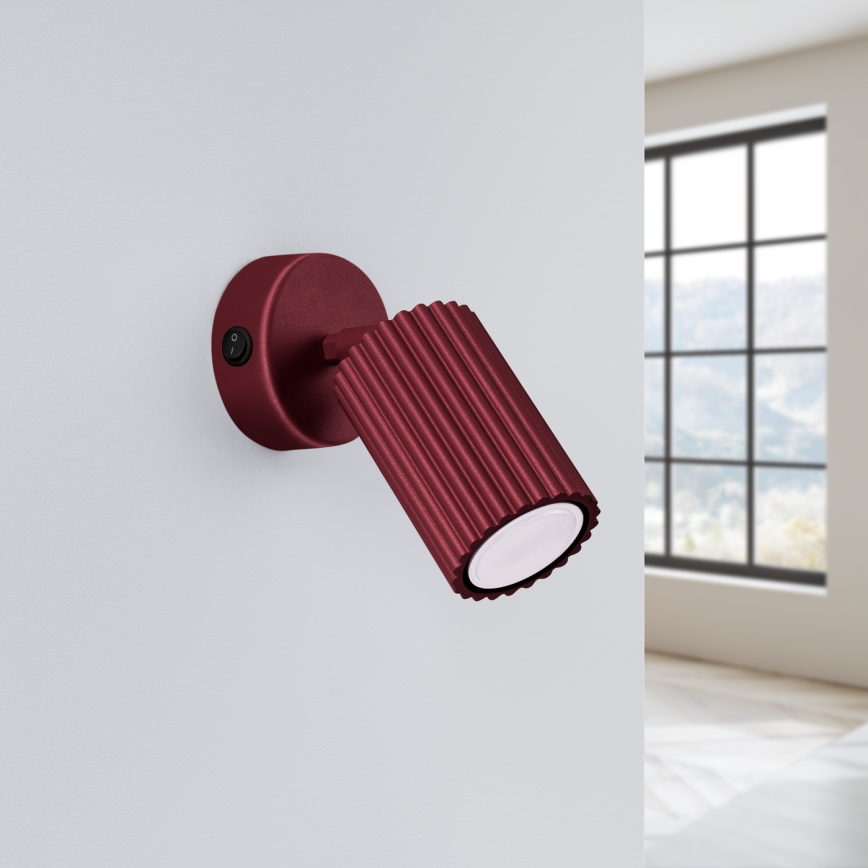 Brilagi - LED Nástěnné bodové svítidlo CRESTO 1xGU10/10W/230V burgundy