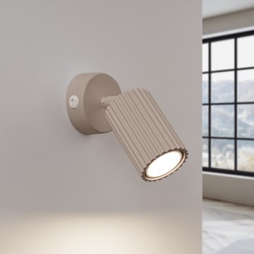 Brilagi - LED Nástěnné bodové svítidlo CRESTO 1xGU10/10W/230V taupe