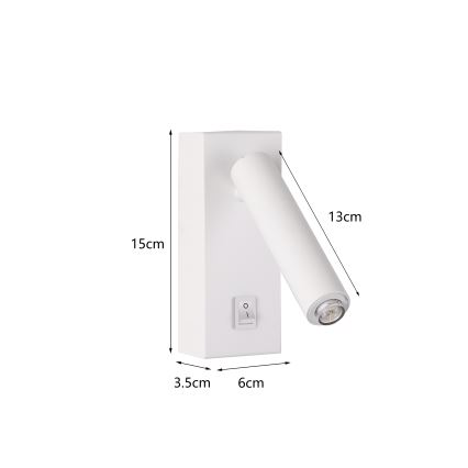 Brilagi - LED Nástěnné bodové svítidlo MAYA 1xG9/7W/230V bílá