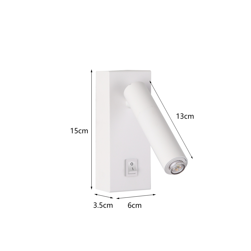 Brilagi - LED Nástěnné bodové svítidlo MAYA 1xG9/7W/230V bílá