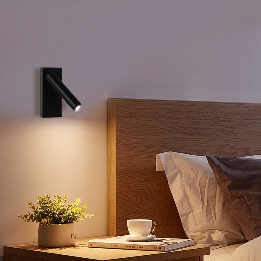 Brilagi - LED Nástěnné bodové svítidlo MAYA 1xG9/7W/230V černá