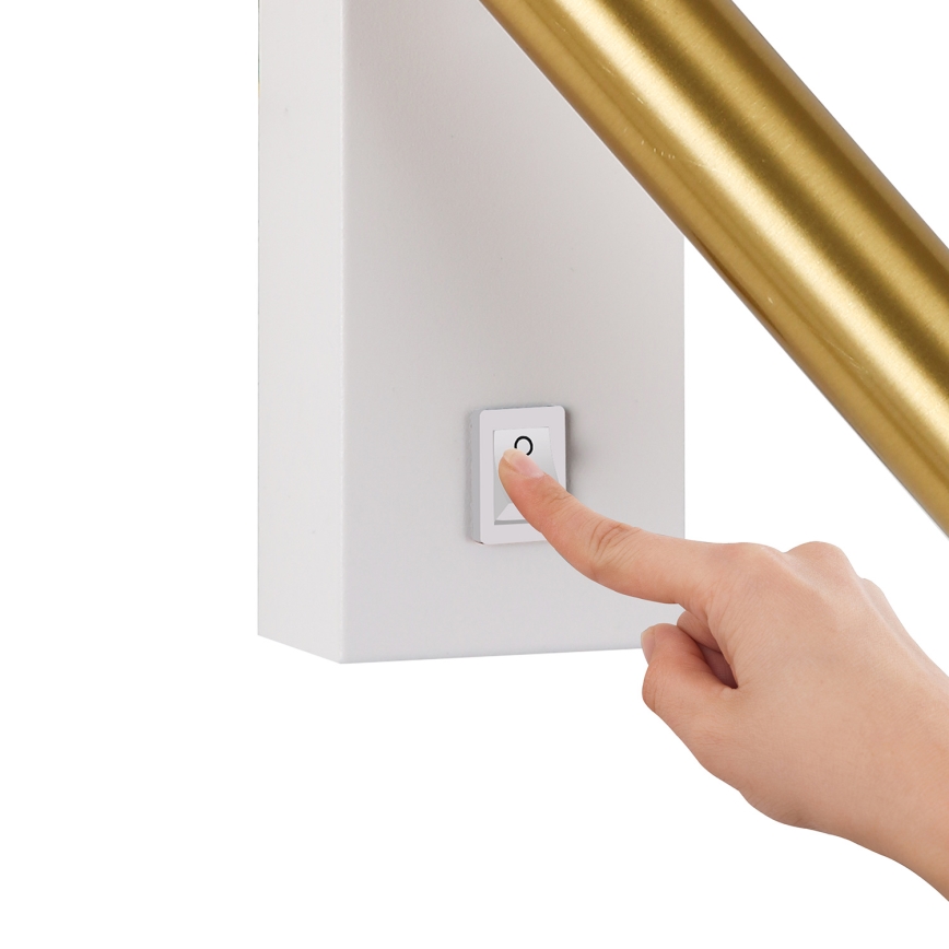 Brilagi - LED Nástěnné bodové svítidlo MAYA LED/3W/230V 4000K bílá/zlatá