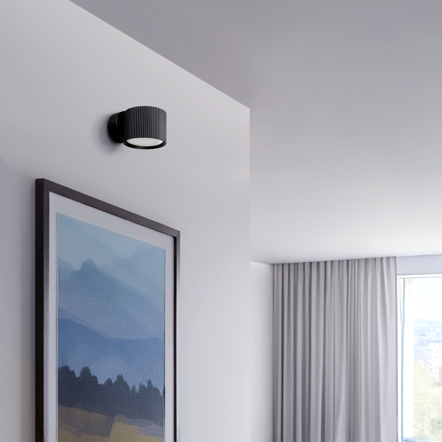 Brilagi - LED Nástěnné bodové svítidlo STRIPY 1xGX53/15W/230V černá