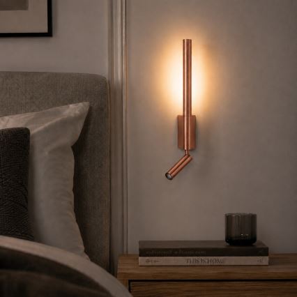 BRILAGI - LED Nástěnné bodové svítidlo VIXON LED/3W/230V + LED/5W bronzová CRI 90