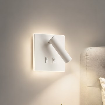 BRILAGI - LED Nástěnné bodové svítidlo ZAYA DOUBLE LED/8W/230V + LED/3W bílá